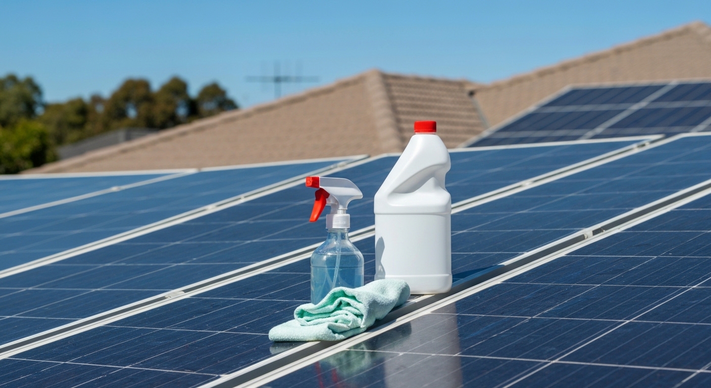 Cleaning solar panels with vinegar Australia - solar panel cleaning Australia