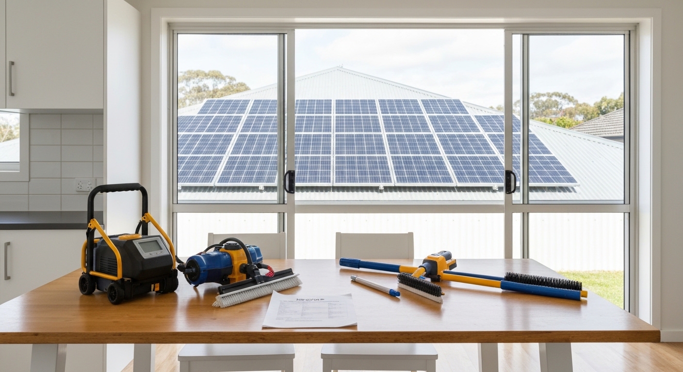Solar panel cleaning cost Australia 2025 - solar panel cleaning Australia