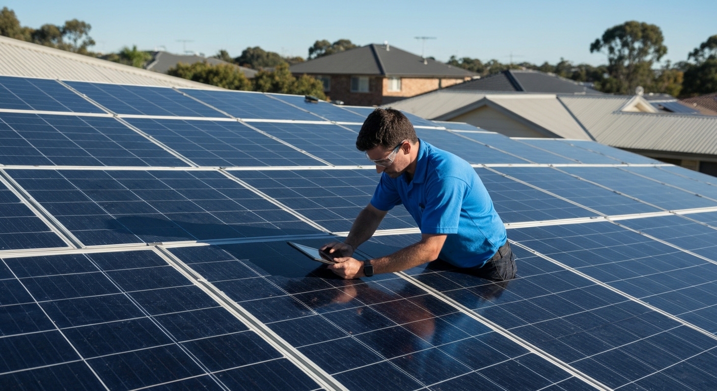 Solar panel inspection checklist Australia - solar panel cleaning Australia